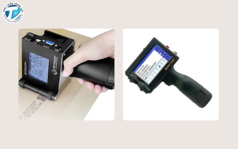 Máy in date cầm tay có thiết kế nhỏ gọn